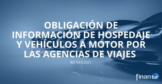 Registro de información de empresas de hospedaje y alquiler de vehículos